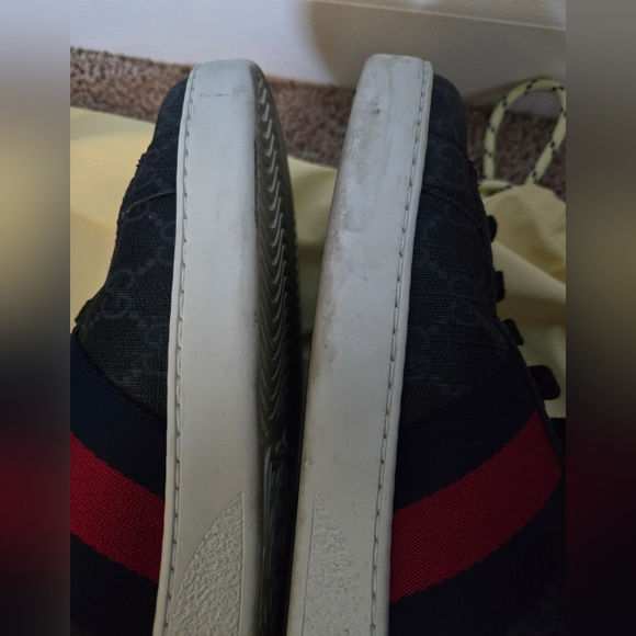 Gucci Ace supreme GG men's lowtops sneakers - Picture 6 of 8